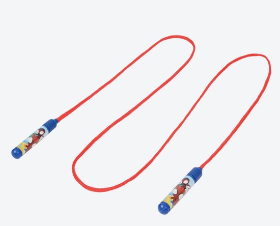 Spiderman Springtouw - Kinder Springtouw - Oud Hollands Speelgoed - Marvel Spidey / Spiderman - Springtouw voor Jongens & Meisjes - Hoge Kwaliteit - Touwtje Springen / Skipping Rope - Vanaf 3 Jaar - Kinderspringtouw