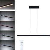 LED-hanglamp Lesko RGBW+ dimbaar 2300lm / 370lm 19W / 3W Zwart mat