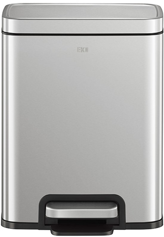 EKO - Madison pedaalemmer 8 liter - Stainless Steel Plastic - Misty mat RVS - Prullenbak