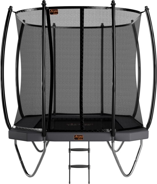 Avyna Trampoline 305x225 cm (223) – Op poten – Rechthoekig – Met Net – Grijs