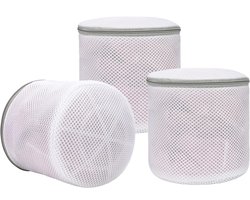 Daity set van 3 stuks - Wasnetzak - machinewasbare - vormvaste waszak voor ondergoed - waszak voor bh's - geschikt voor ondergoed en delicate kleding