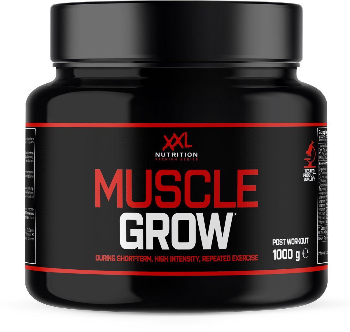 Goedkoopste XXL Nutrition - Muscle Grow - Creatine/Post Workout Supplement - Orange - 1000 gram (20 doseringen