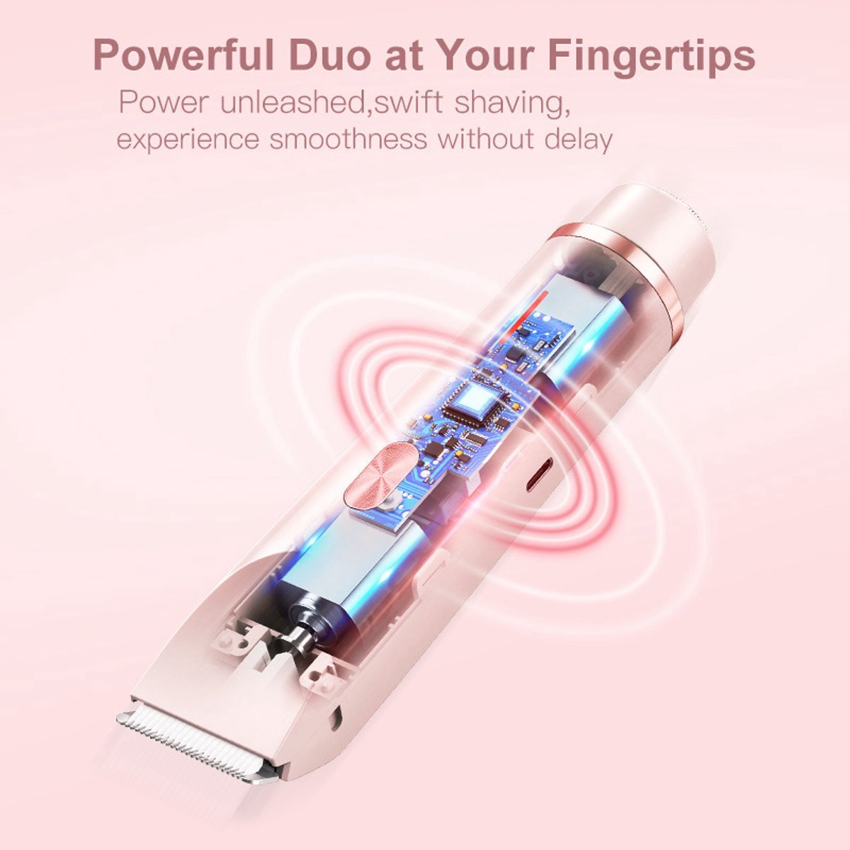 3 in 1 Ladyshave voor Vrouwen - Elektrisch Scheerapparaat - Waterdicht - Epilator - Bikinitrimmer - Trimmer vrouw - Smooth Scheerapparaat – foto 2