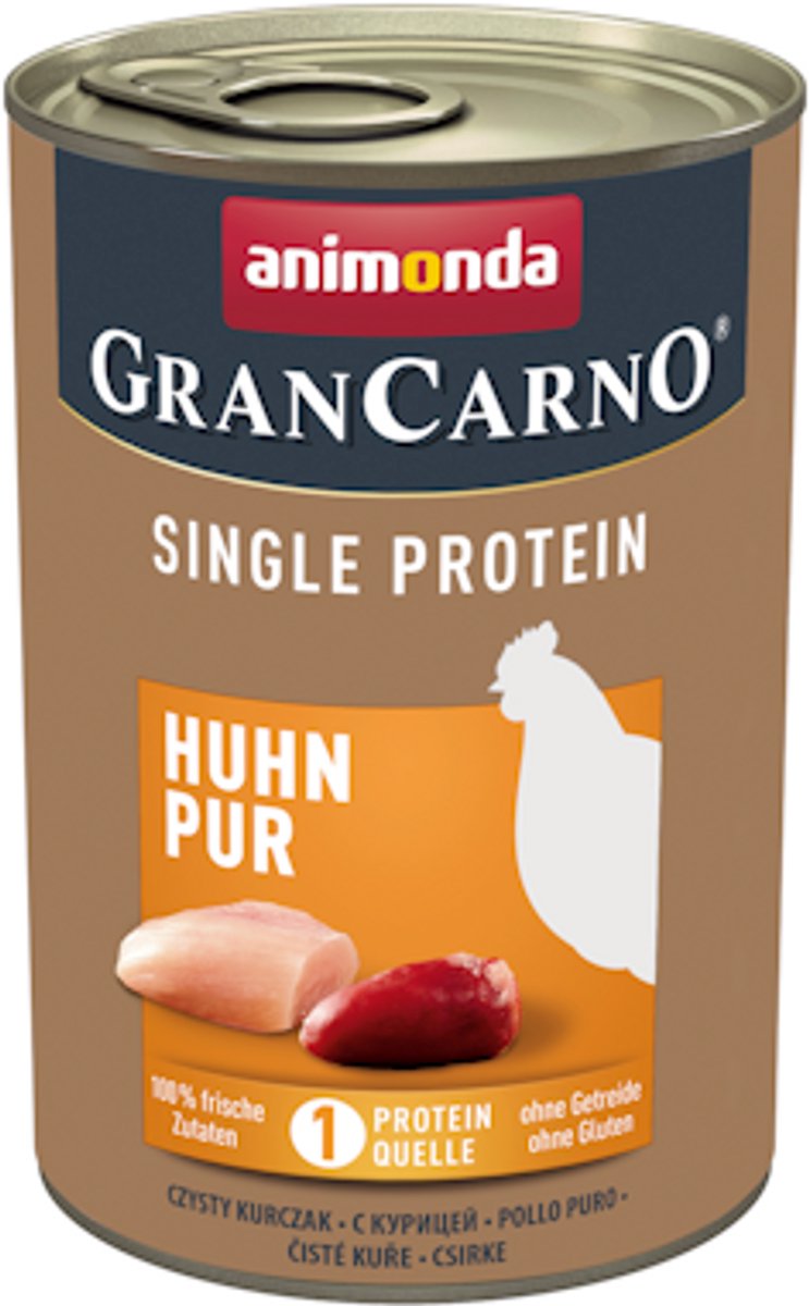 Animonda Animonda Grancarno Puur Kip - 6 x 400 g