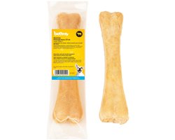 Boomy - Kauwbot van 100% runderhuid - Natuurlijke hondensnacks voor gebitsverzorging - Kauwbotten hond voor grote honden - Kauwstaaf hond 27cm