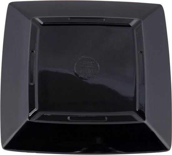 Gimex - Servies - Quadrato - Zwart/Wit - 16-Delig — afbeelding 5