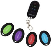 Keyfinder Set – 4 Draadloze Sleutelzoekers met 85 dB Alarm en 25m Bereik