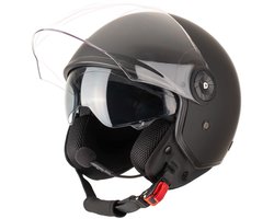 VINZ Paz Bluetooth Scooterhelm / Jethelm / motorhelm - M