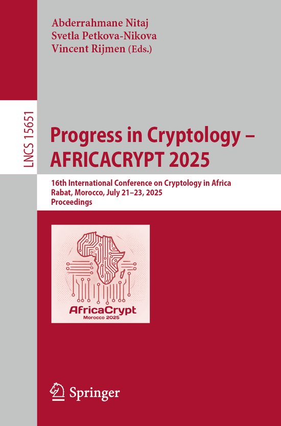 Lecture Notes in Computer Science15651- Progress in Cryptolo ... - cover