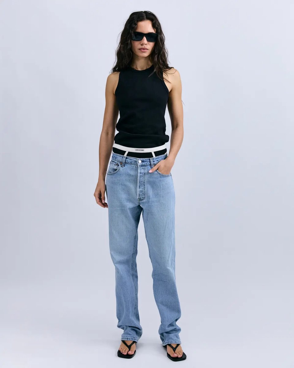 Love Stories - Tanktop "Bella" - Zwart - S