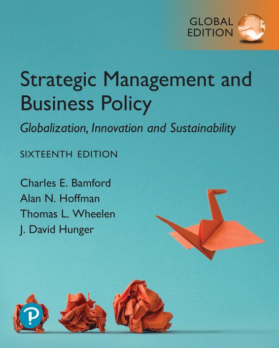 Strategic Management and Business Policy: Globalization, Inn ... - cover