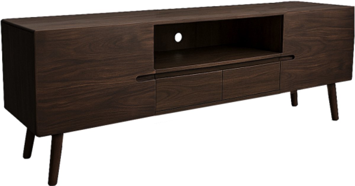 Tower Living Tv meubel Aura acaciahout 210 cm - Espresso Bruin