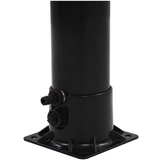 vidaXL Solar douche 18 L 214 cm zwart