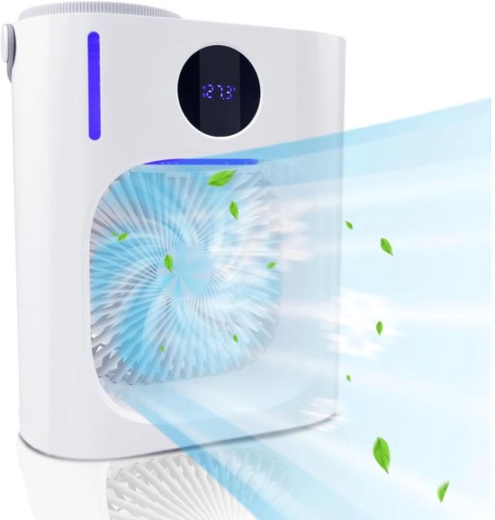 MKSS® Mobiele Airco - Airconditioning - Ventilatoren - Airco Zonder Afvoerslang - Wit