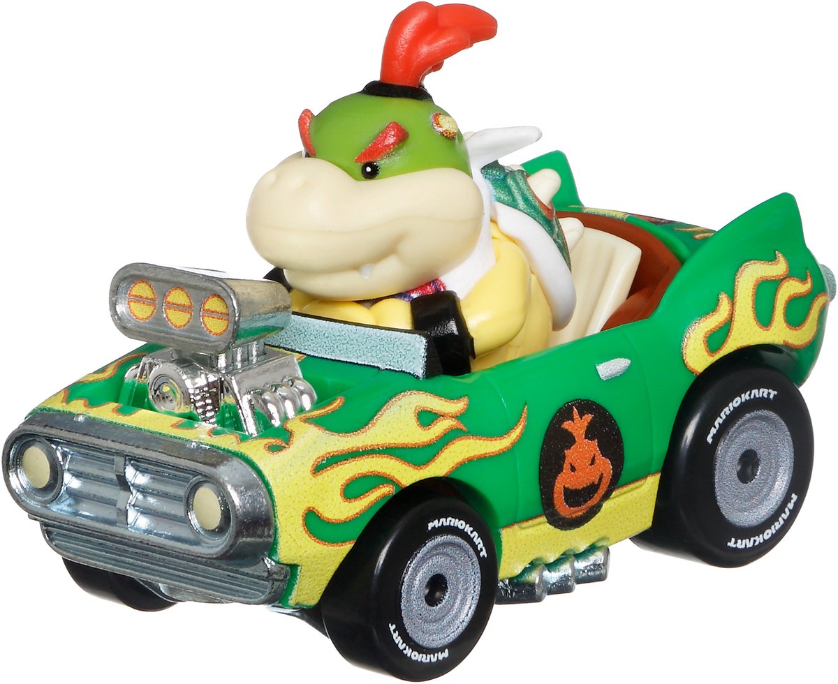 Hot Wheels Mario Kart - Bowser Jr. Flame Flyer Kart