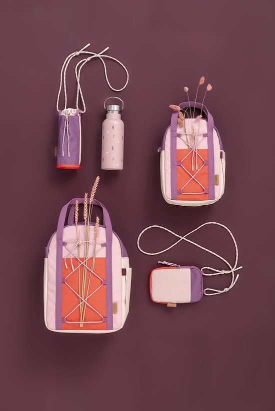 Fresk Grote Rugzak voor kinderen 6-8 jaar - 11,8 L - Schooltas Kind Meisjes - Verstelbare Schouderbanden - Waterafstotende Rugtas - Roze - Dusty Orchid