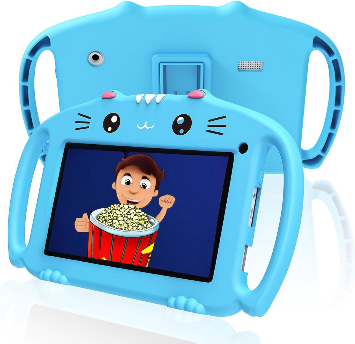 MKSS® Kindertablet Vanaf 3 Jaar - Tablet Kinderen - Kinderspeelgoed - Blauw