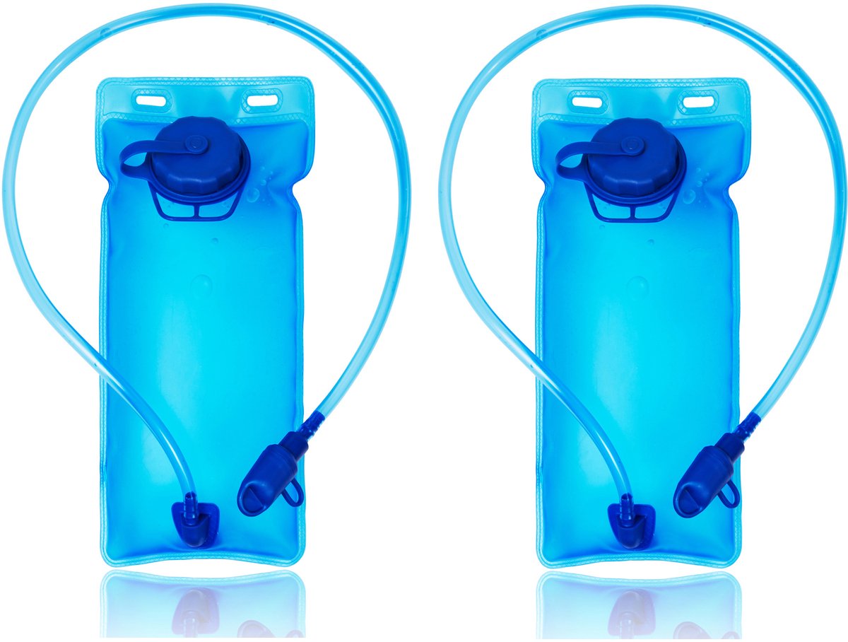 Poche D’hydratation 2L EVA – Large Ouverture, Anti-fuite, Compatible Sac à Dos Rando, Vélo, Running