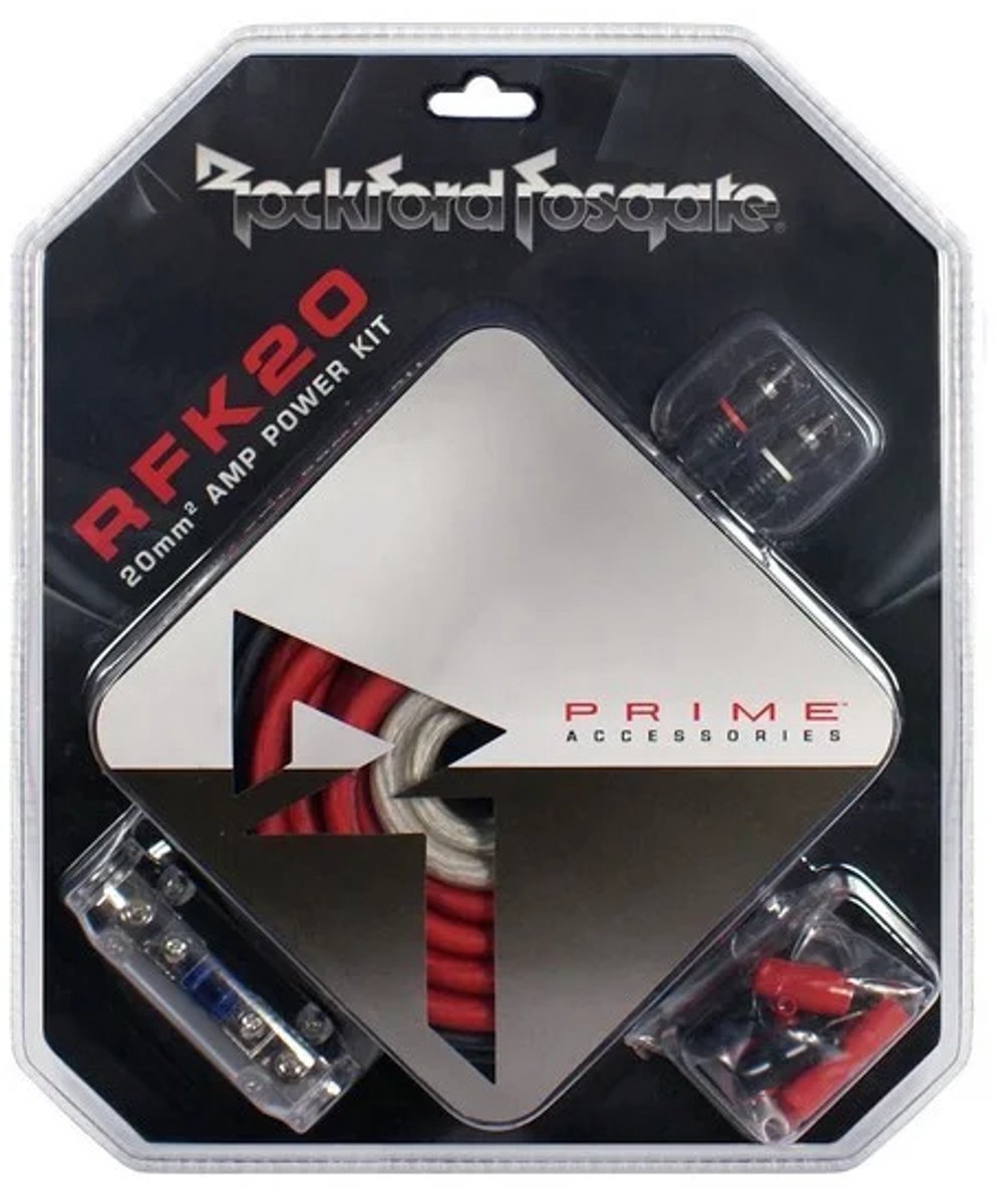 Rockford Fosgate RFK20 Kabelset - 20 mm² - 5 meter