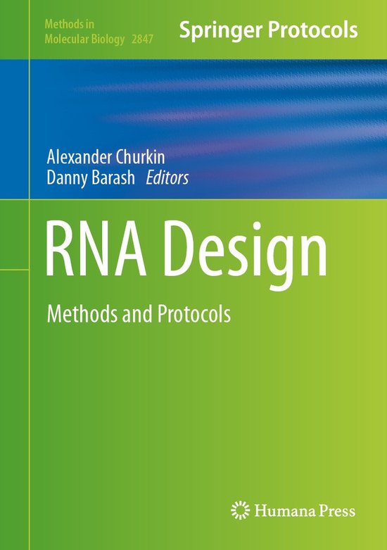 Methods in Molecular Biology- RNA Design | 9781071640784 | Alexander ...