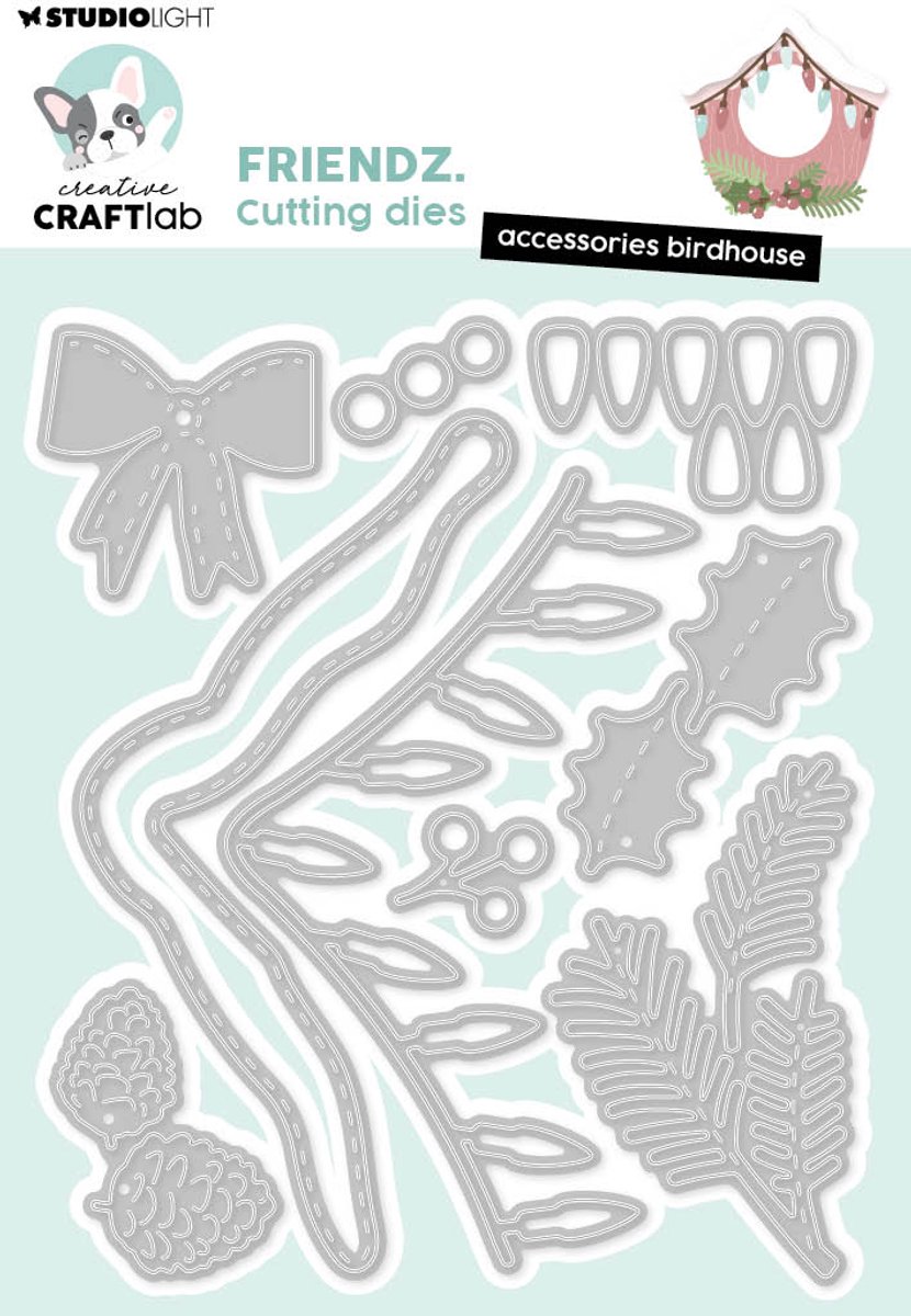 Cutting die Accessoiries birdhouse - Friendz nr. 1042