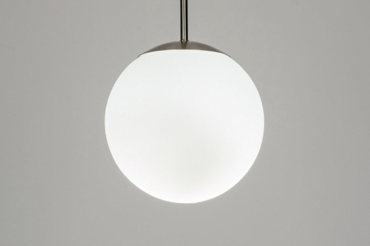 Lumidora Hanglamp 64882 - SNOW - E27 - Wit - Glas - ⌀ 20 cm