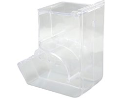 Automatische Voerdispenser voor Kleine Dieren - Transparant Acryl - Grote Capaciteit - Huisdiervoeder voor Cavia's, Konijnen en Vogels - Hamstervoeder met Timer - Dierenbenodigdheden - Handige Voerbak - Duurzaam Materiaal - Voedselcontainer