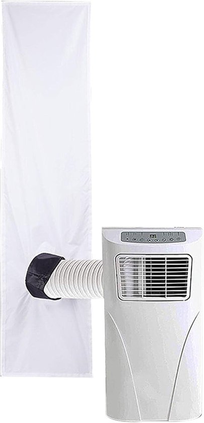 Airco raamafdichting kit 47×300 cm voor draagbare airco, raam en deur, houdt koele lucht binnen, insecten buiten