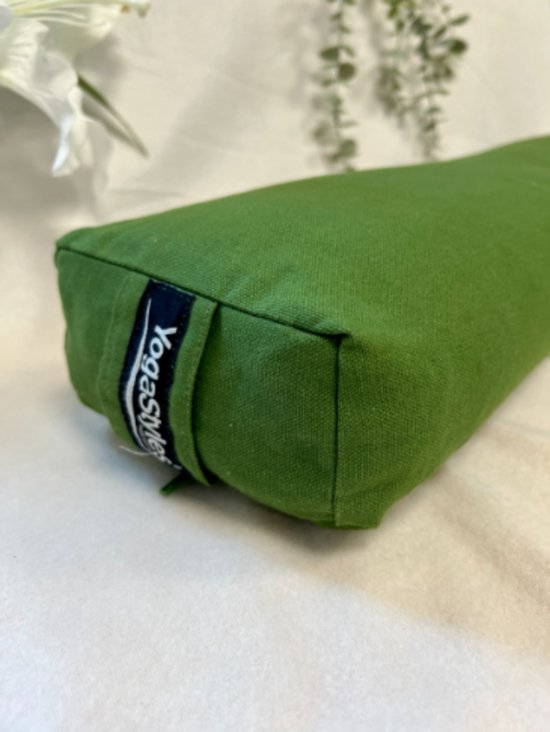YogaStyles Pranayama Yoga Bolster Groen van YogaStyles — afbeelding 4