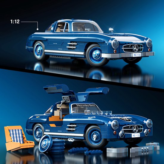 Mattel Brick Shop Hot Wheels - Mercedes-Benz 300 SL Raceauto