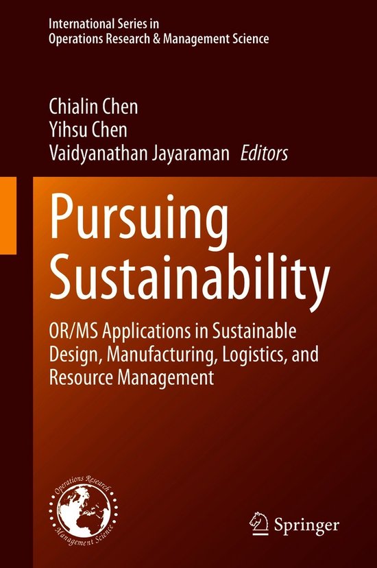 Pursuing Sustainability - cover