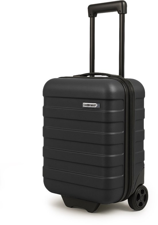 CabinMax Handbagage Koffer - Reiskoffer 24L - Handbagage Trolley Wizz Air - 40x30x20cm - Zwart