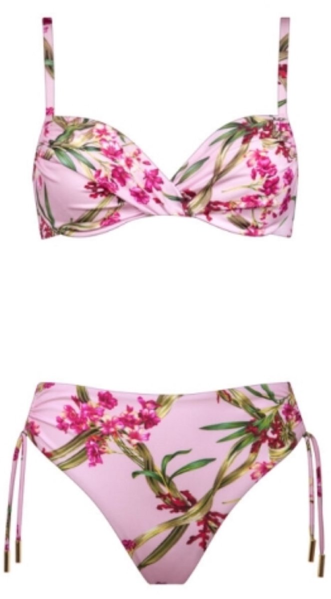 Maryan Melhorn - bikini - roze gebloemd - 44D
