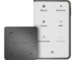 Ledger Stax – Hardware Crypto Wallet met Touchscreen – Ondersteunt 15.000+ Coins & NFT’s – Bluetooth, USB-C & Draadloos Opladen – Voor Bitcoin, Ethereum & Ledger Live App