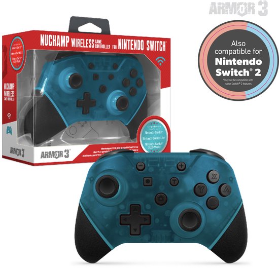 Hyperkin - Switch 1 & 2 wireless controller - Armor 3 - NuChamp (turquoise)