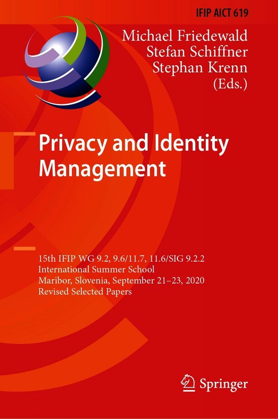 Privacy and Identity Management - cover