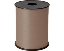 Krullint Bruin – 10 mm x 250 meter – Cadeaulint / Sierlint / Verpakkingslint – Glanzend & Sterk