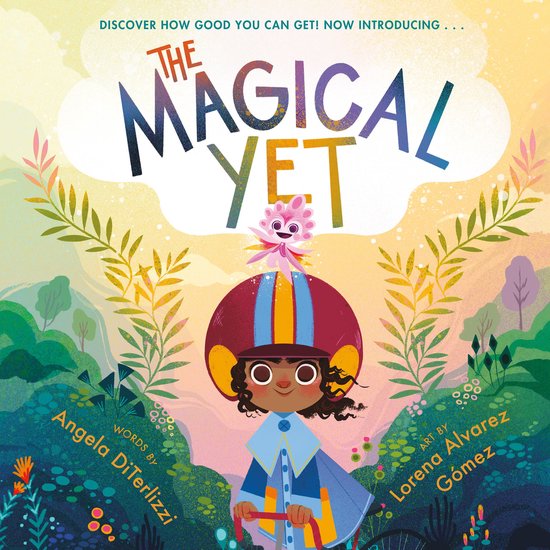 Boekomslag met een meisje op een fiets, met de tekst "The Magical Yet".