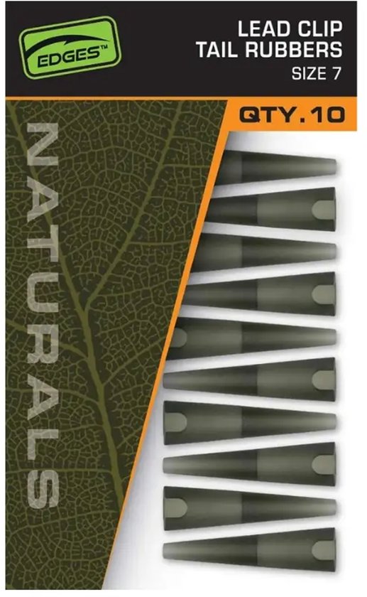 Naturals Size 7 Lead Clip Tail Rubbers Fox — afbeelding 5