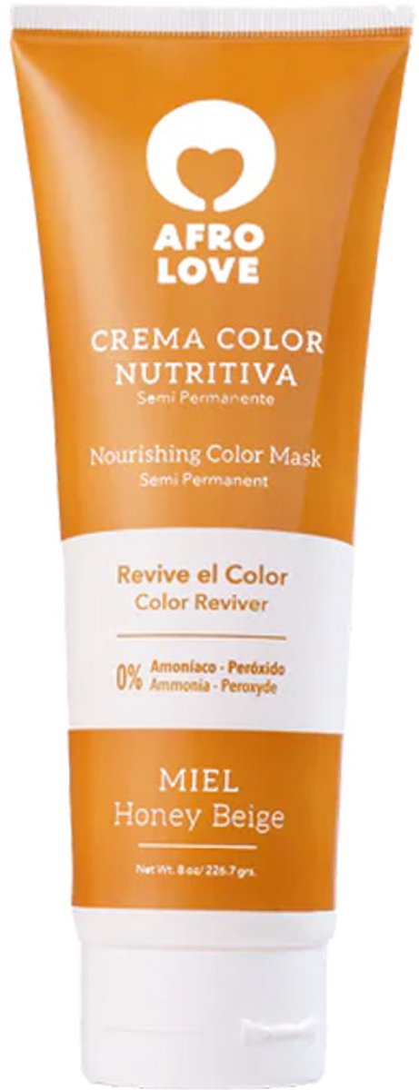 Afro Love Semi Permanent Color Mask Honey Beige