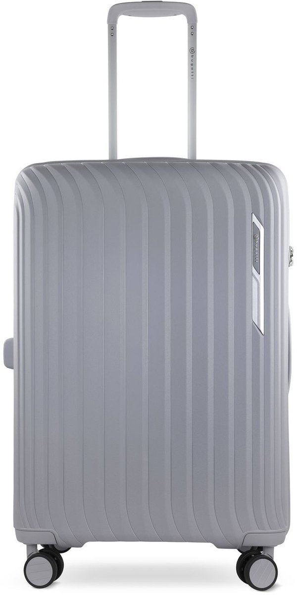 bugatti trolley Hera Hard Case Trolley Light Grey Lichtgrijs 66cm