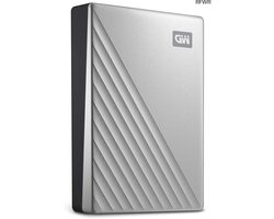 RFWR® Draagbare externe harde schijf 4 TB - USB-C, compatibel met PC, Xbox en PS4, met 256-bits AES-hardwareversleuteling