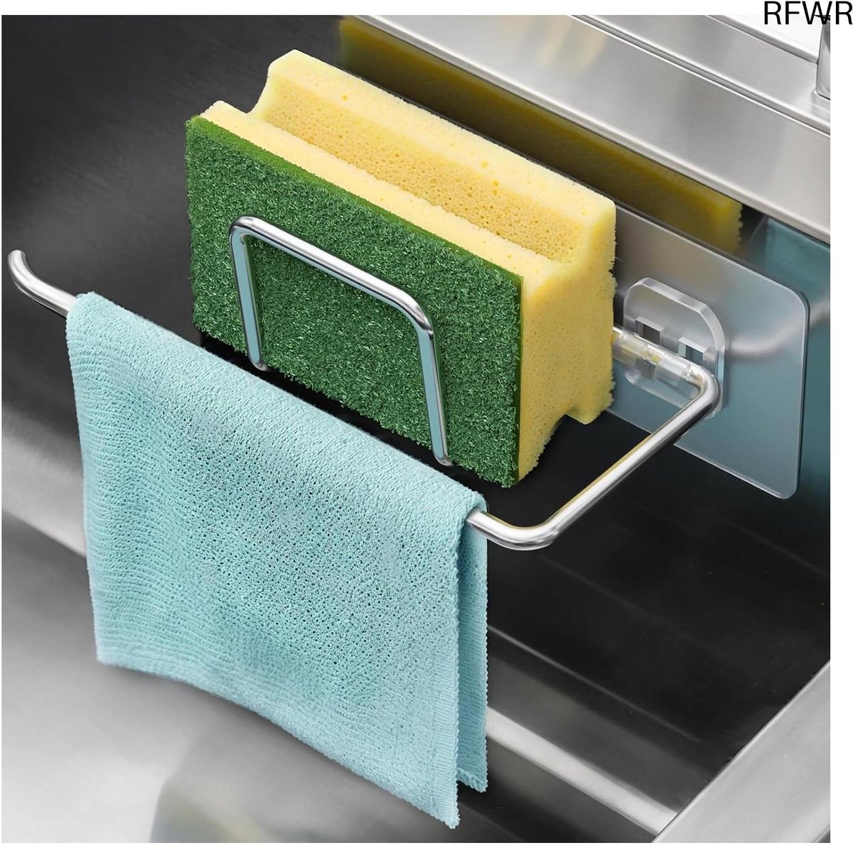RFWR® 2-in-1 Gootsteenorganizer met 3 Vakken en Lades - Minimalistisch en Ruimtebesparend