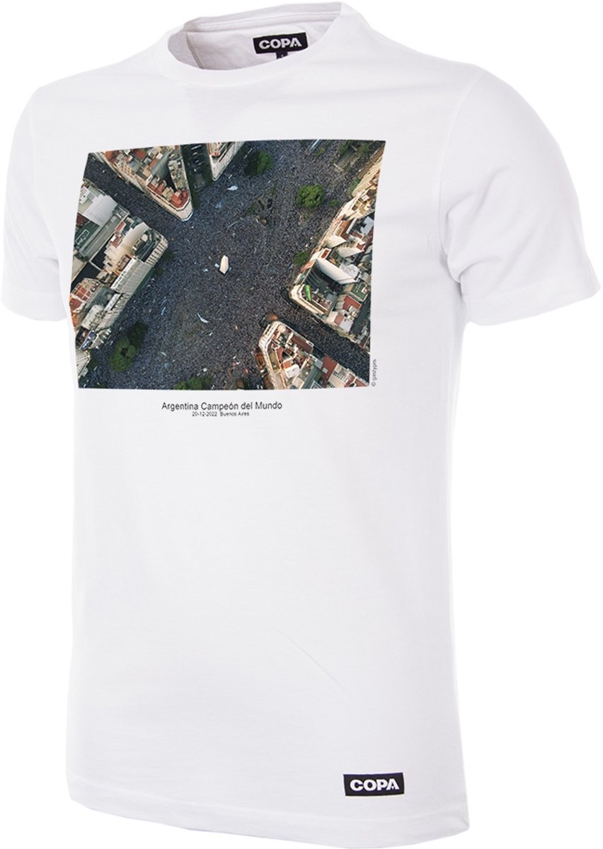 COPA - Buenos Aires T-Shirt - Heren - Wit - L