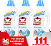 Omino Bianco Sensitive - Vloeibaar wasmiddel - 3 x 1.48 L - Geconcentreerd