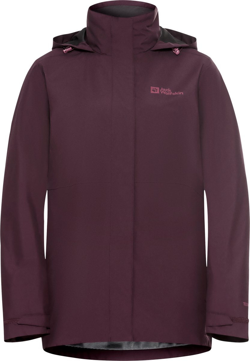Jack Wolfskin ROTWAND 3IN1 JKT W Dames Outdoorjas amaranth Roze
