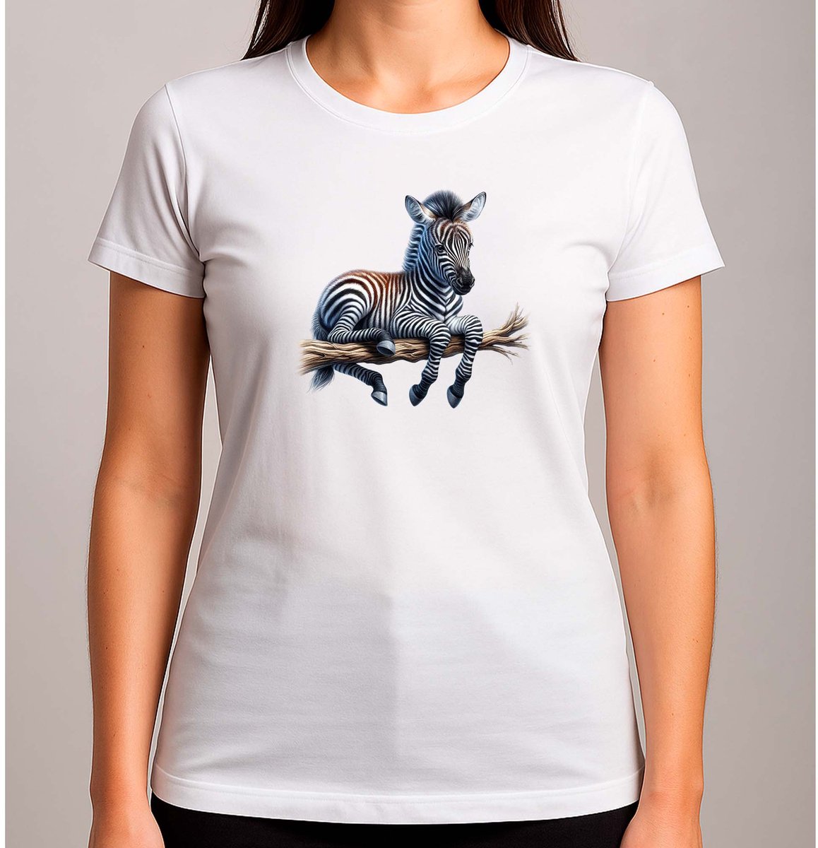 Streepie - T Shirt - Cute - Cutie - Zebra - Mood - SchattigeZebra - LieveZebra - ZebraKnuffel - KleineZebra