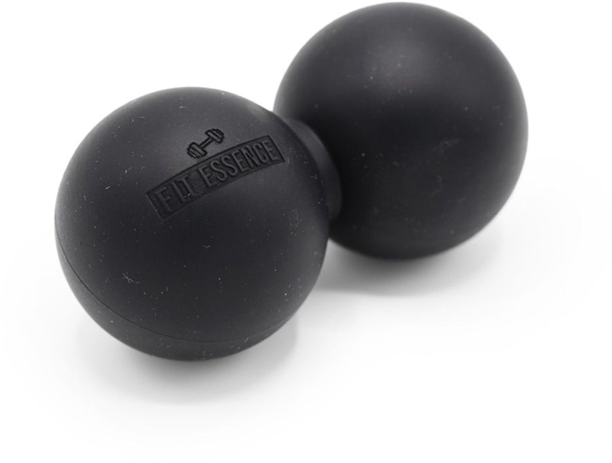 FIT ESSENCE Massage Peanut Ball Black - Massageballen - FIT ESSENCE