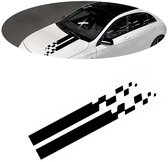 Auto sticker - autodecoratie - Sportauto Stickers - auto decoratie - Plakstickers - Sportauto Stickers - auto sticker voor decoratie - autosticker voor auto - stickers voor op de auto - racing sport strepen autostickers - 120*24cm