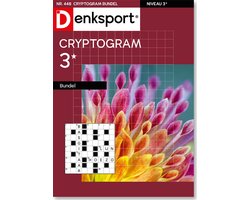 Denksport Puzzelboek Cryptogrammen 3* bundel, editie 448
